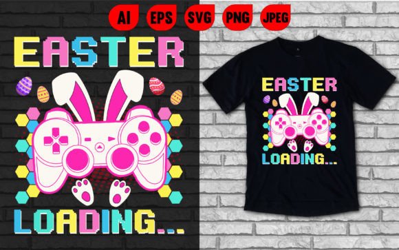 Gaming Easter Loading T Shirt Graphics Review