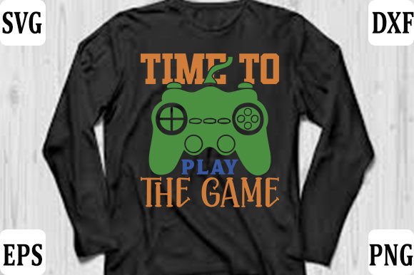 Gaming Gamer T-shirt Design, Time to Graphics