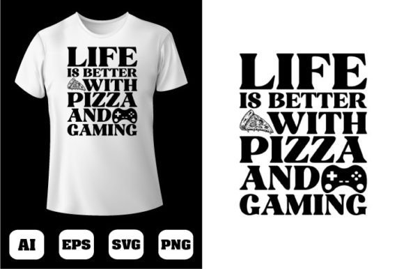 Gaming T-shirt Design 115: Graphics for T-Shirt Designs