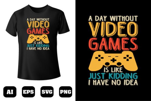 Gaming T-shirt Design 124: Graphics for T-Shirt Designs