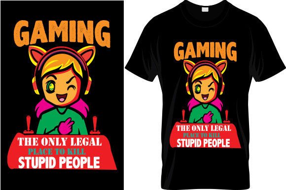 GAMING the ONLY LEGAL T-Shirt Design Review