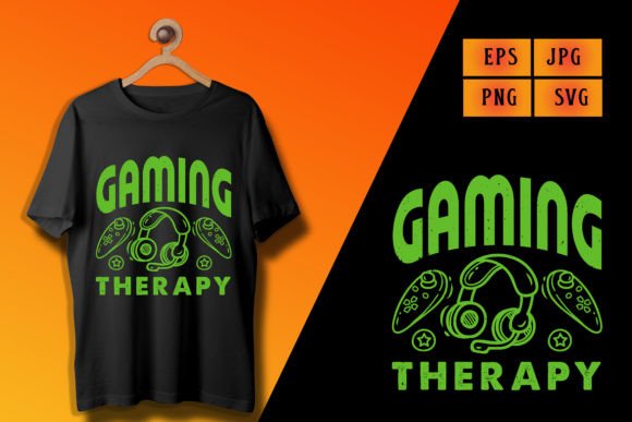 Gaming Therapy Graphics for T-Shirt Designs