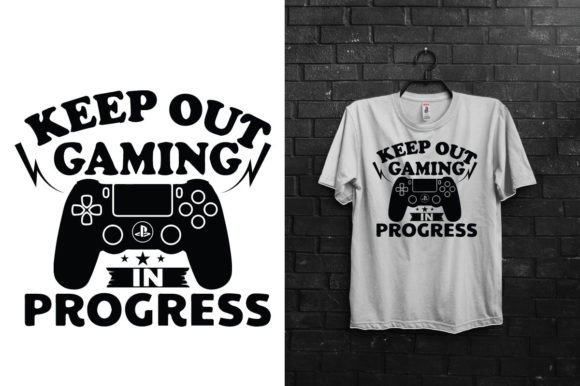 Keep out Gaming Graphics for T-Shirt Designs