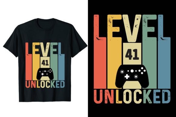 Level 41 Unlocked: Gaming T-Shirt Graphics Review