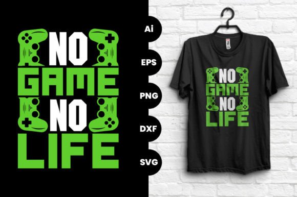 No Game No Life Gaming T-Shirt Design Graphics