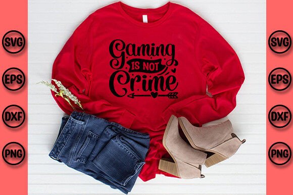 Reviewing Gaming is Not Crime SVG Craft