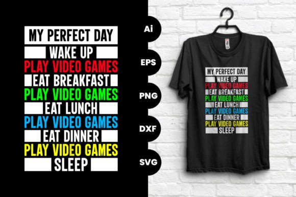 The Perfect Day Gaming Vector T-shirt: A Designer’s Review
